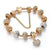 ATTRACTTO Luxury Crystal Heart Charm Bracelets&Bangles Gold Bracelets For Women Jewellery Pulseira Feminina Bracelet Sbr170020